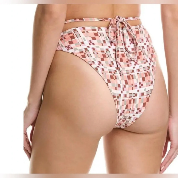 L* SPACE Helena Bikini Top & Joy Bitsy Bottom Block Party Geometric - Picture 2 of 7